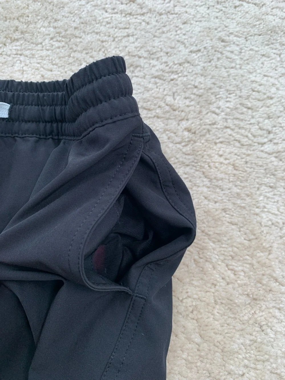 Chubbies Size Small, 8/9, Black Swim Trunks Pink Lining